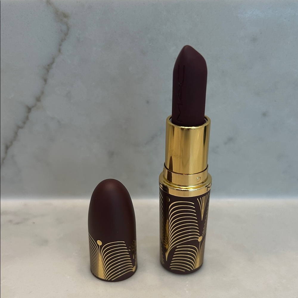 MAC Cosmetics Deep Burgundy Lipstick